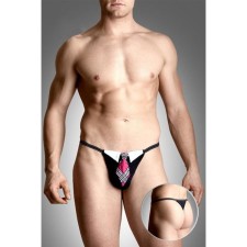 Male Things with a tie, size S/l, black-pink