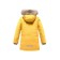 Winter park for a girl, height 128 cm, yellow color