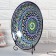 Largan Rishtan ceramics "Patterns", 33 cm, blue