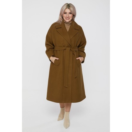 Female coat, size 56, mustard color-3