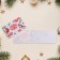 Double mini-postcard "Happy New Year!" Bullfires, 14 x 8.5 cm
