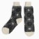 Male woolen socks “Snowflake in the ornament”, gray color, size 29
