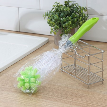 Ruff for dishes with a lobby of the shade Green Day, 31 × 5 cm, anatomical handle-3