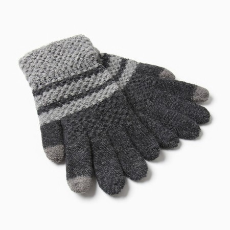 Male gloves, gray color, size 10-1