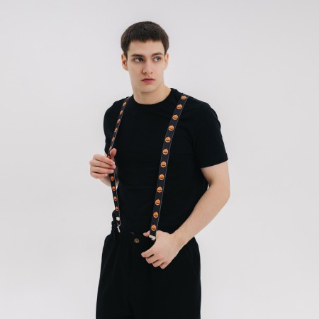 Carnival suspenders "Funny pumpkin"-7
