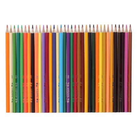 Pencils 72 colors, Devente Trio Mega Soft, three -sided housing, super soft, 4m, 3 mm neckline-5