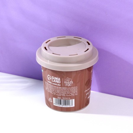Sponge fireplace in the makeup Brack-Stacan container, latex, pink color-4