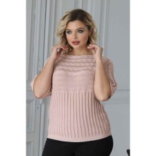 Female jumper, size 60, powder color