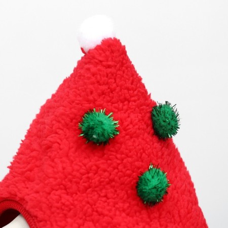 Animal cap "cap", size S (ohm 15 cm, length 15 cm), red-3