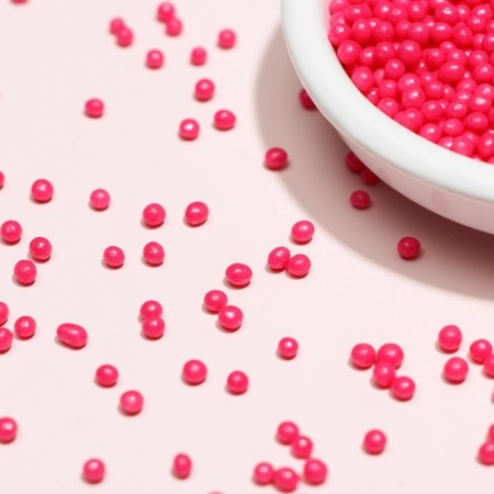 Confectionery sprinkling "Pearls", raspberry, 2-5 mm, 50 g-2