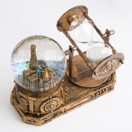 Sanding clock "Triumphal arch", souvenir, with backlight, 16 x 8 x 13.5 cm-3