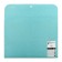 Folder-carte, A4, 6 departments, 400 μm, Devente "Glitter Shine", on the button, embossing "sand" with sparkles, turquoise