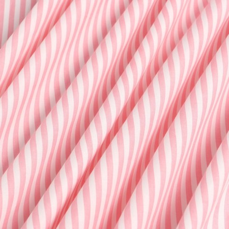 Printed "Pink strip" Sh.160 cm, satin, 100% cotton-5