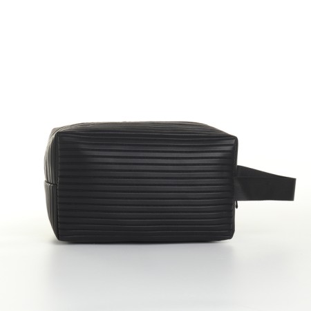 Cosmetic bag with lightning, black color-1