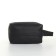 Cosmetic bag with lightning, black color