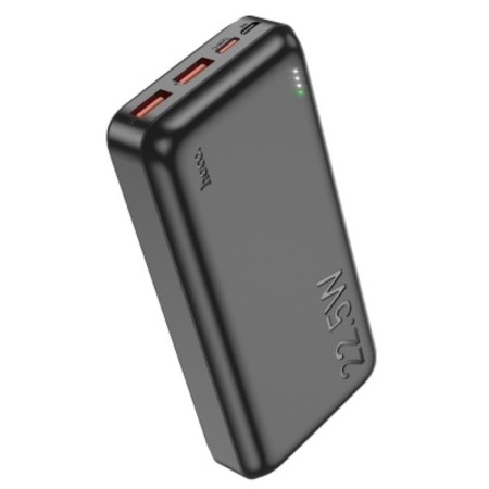 External battery Hoco J100A, 20,000 mAh, 2 USB, 2 A, display, black-1