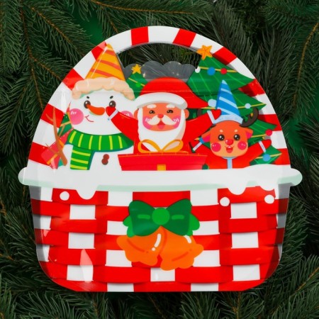 Gift package, "Basket with gifts", with zip-lock fastener, 26x25+7cm-1
