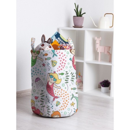 Basket for toys "Little Mermaids, size 35x50 cm