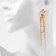 Earrings Metal "Modern" Future, Color Gold