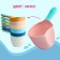 Plastic bucket for swimming and shaking heads, children's bath bucket, 500 ml., Mix color