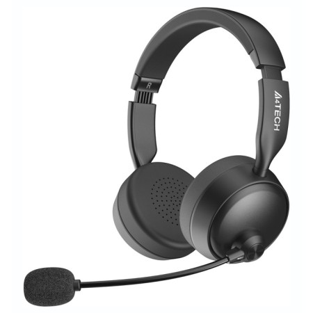 Headphones with A4Tech BH230 Microphone Black Monitor BT BEAR (BH230 Black)-1