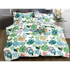 Постельное бельё 1.5 сп, размер 150x220 см, 145x215 см, 70x70 см - 2 шт