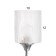 Sconces "LIKI" 1x60W TCCOL: E27 Color: Chrome 20x11x27cm