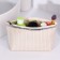 Lightning cosmetic bag, beige color