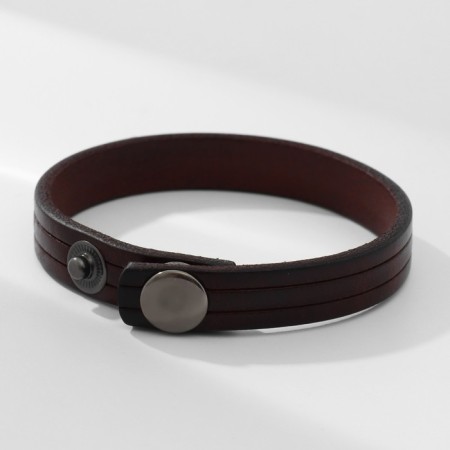 Bracelet Skin "Millennium" classic, dark brown color-2