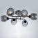 Kirien chandelier 6he27 40W black-chromium 70x70x27 cm Bayerlux