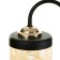 Bra 2199/1 E27 40W black and gold 20x11x20 cm