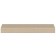 Wall -mounted shelf “FOROR 1.4”, 400 × 250 × 37 mm, vestiburates, white oak color