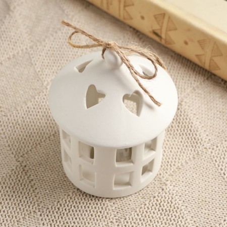 Figure with backlight "House with hearts" 7.5x7.5x10.5cm-2