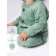 Kumineson on buttons for children's fashion, height 80 cm, green color