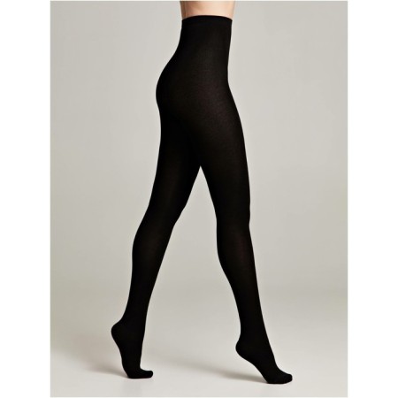 Female tights Cotton, size 5, color Nero