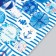 Decor for creativity cardboard "Chips and buttons. Blue" 24 pcs 13x16.5 cm