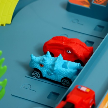 Auto traffic "dinosaur", sound effects, smoke effect-9
