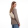 Female bag Textura, small size, beige color