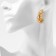 Earrings Metal "Style" neon, color gold