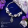 Hams's hand “Margeri” Bracelet, white color in silver, l = 19 cm