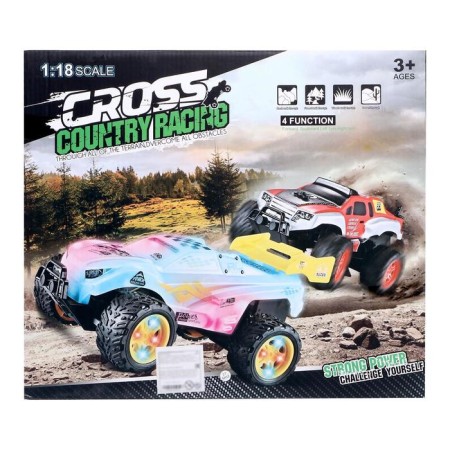 Radio -controlled CROSS, 1:18, included pedal and steering wheel, operates from batteries, mix-6