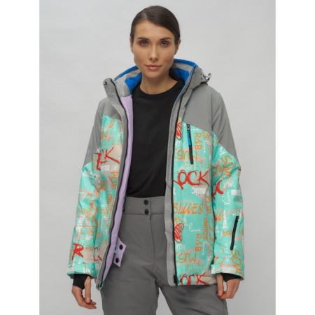 Ski suit, size 48, turquoise color-6