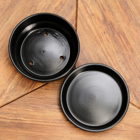 Pot of the Bonsian "OGMA" black, 0.7 l-3