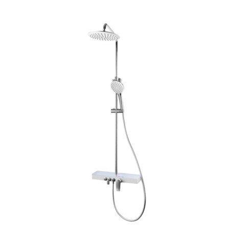 Shower system IDDIS SheLFY SheSB3FI06, tropical shower, shower, brass, chrome