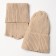 Kit for children (hat, snood) minku rp 54-56, beige color