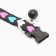 The two -layer collar with the Fastex "Hearts" 30 x 1 cm, black