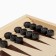 Backgammon "bolt" wooden board 50 x 50 cm, with a field for playing checkers