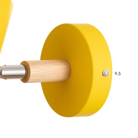 Bra "Svein" E27 40W yellow 13x24x14 cm-4