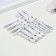 Brongs wood, 45 mm, (set 10 pcs.) White