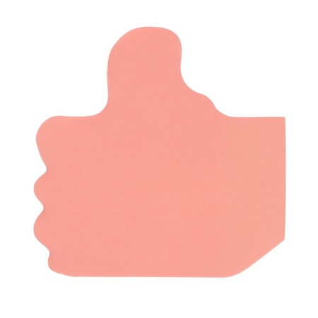 Block with a sticky edge "Figures", fluorescent, 30 sheets, mix-18